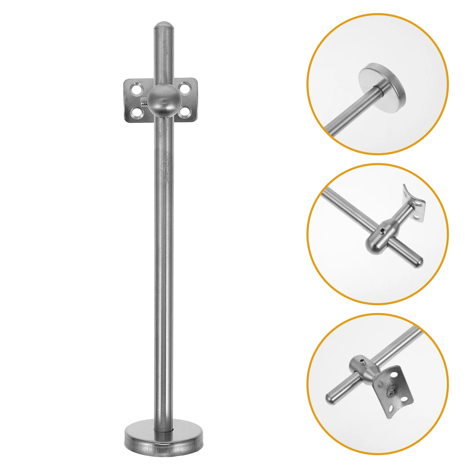 

Stainless Steel Handrail Bracket 304 Durable Adjustable Wall Mount Support For Indoor Outdoor Stairs Corridor Hardware Banister