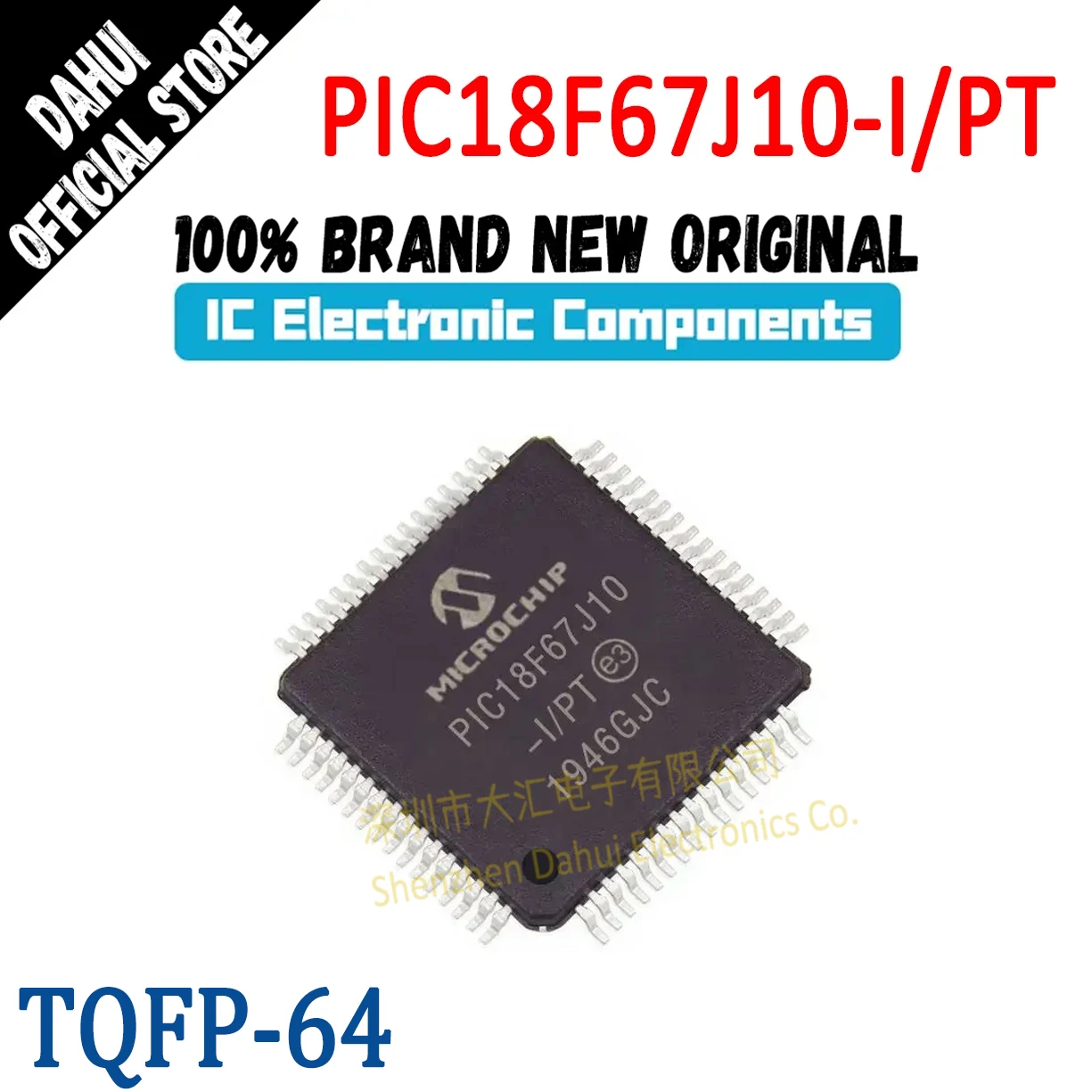 PIC18F67J10-I/PT PIC18F67J10-I PIC18F67J10 PIC18F67J PIC18F67 PIC18F PIC18 PIC IC MCU Chip TQFP-64