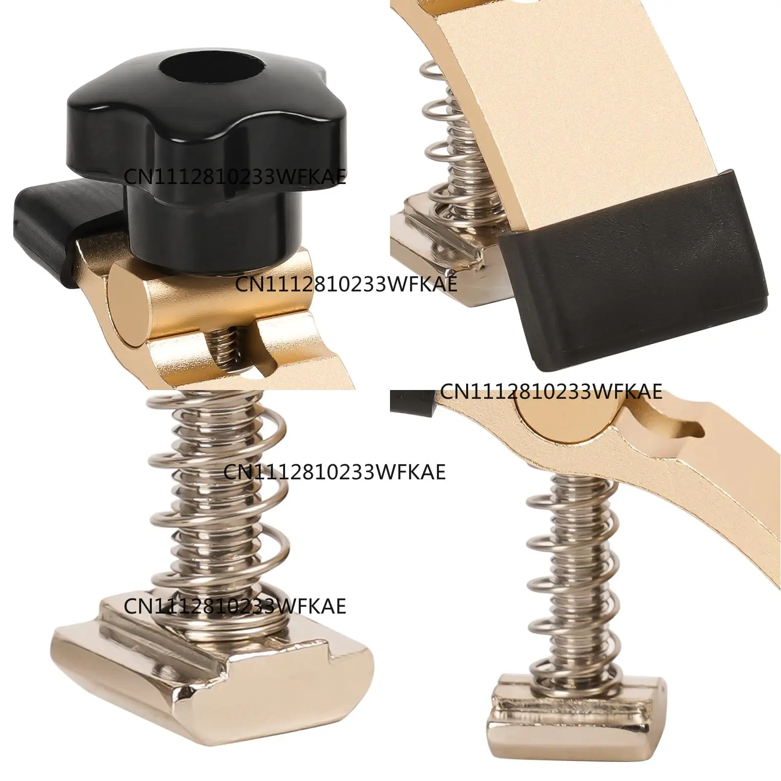 2PCS Mini Hold Down Clamp Kit, CNC Router Clamp for Woodworking and Metalworking, Compatible with 3018 CNC Router Machines