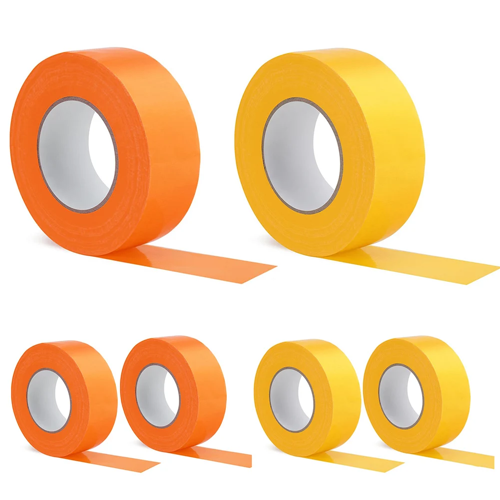 

Outdoor Marking Tape Court Marker Visible Weather Resistant Tape for Basketball Stadium Marking Tape 1 Roll/2 Rolls 65.6ft