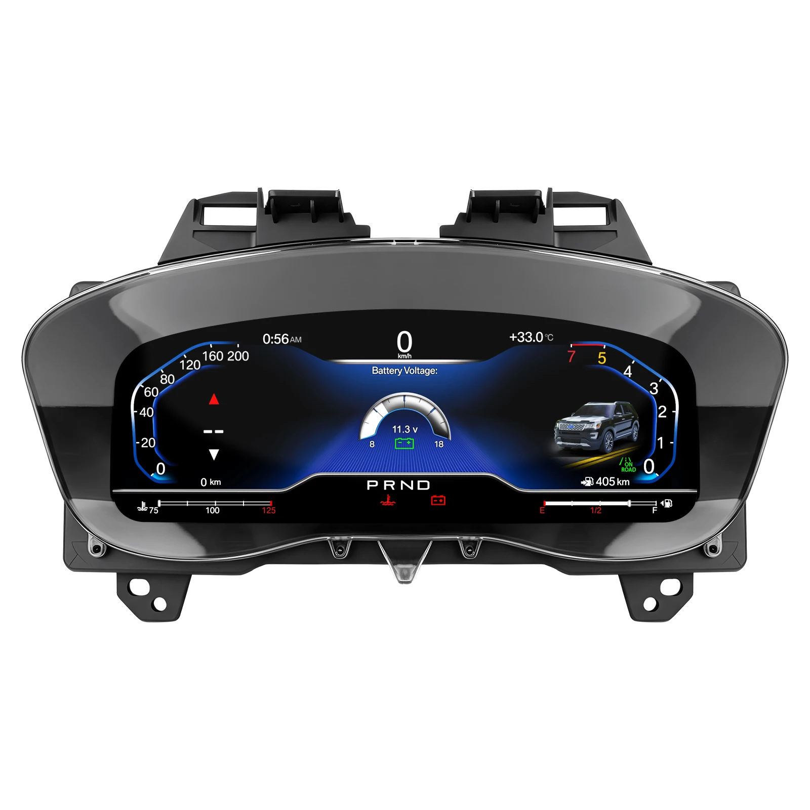 12.3“ Car Dashboard HD Screen For Ford Explorer 2016-2019 (5.5 Gen) Digital Cluster Cockpit Android Auto CarPlay Cruise Control