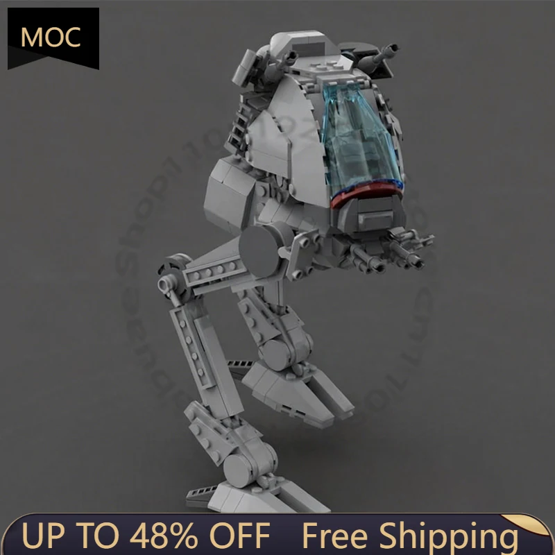 

527 PCS Space War Model AT-XT V2 MOC Customize Modular Building Block Simple Model Design Technology DIY Boys Festival Toy Gift