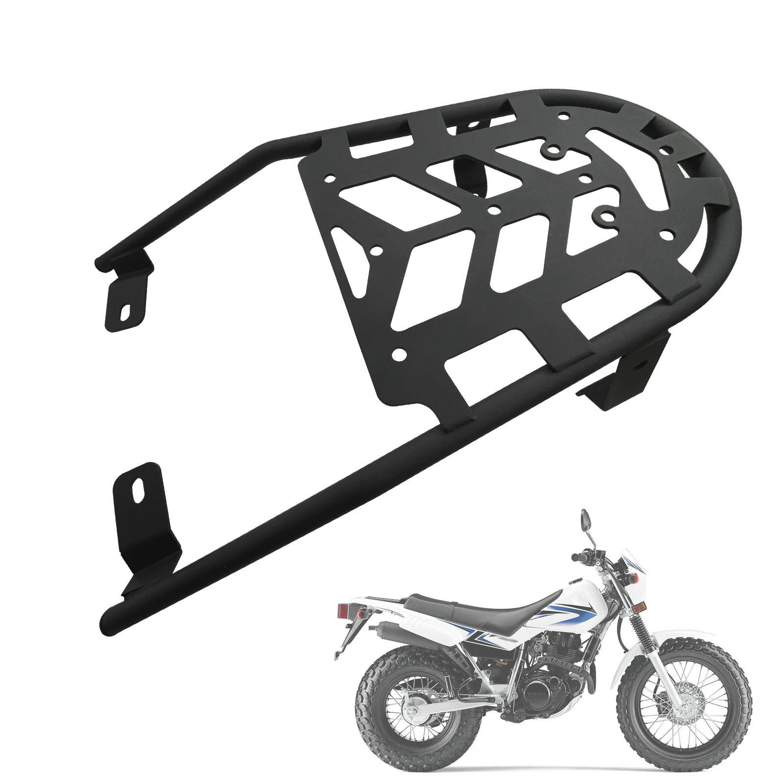 TW200 Rear Rack (1987-Present) For Yamaha TW 200 motorcycle Luggage Rack