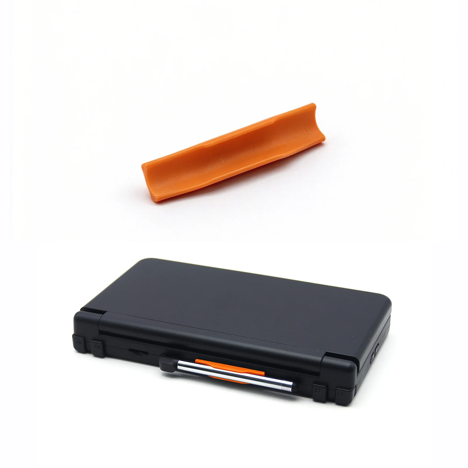 for Anbernic RG DS Plus Touchpen Holder Gaming Console OTG Interface Dust Plug Touch Pen Storage Bracket Black Gray Orange
