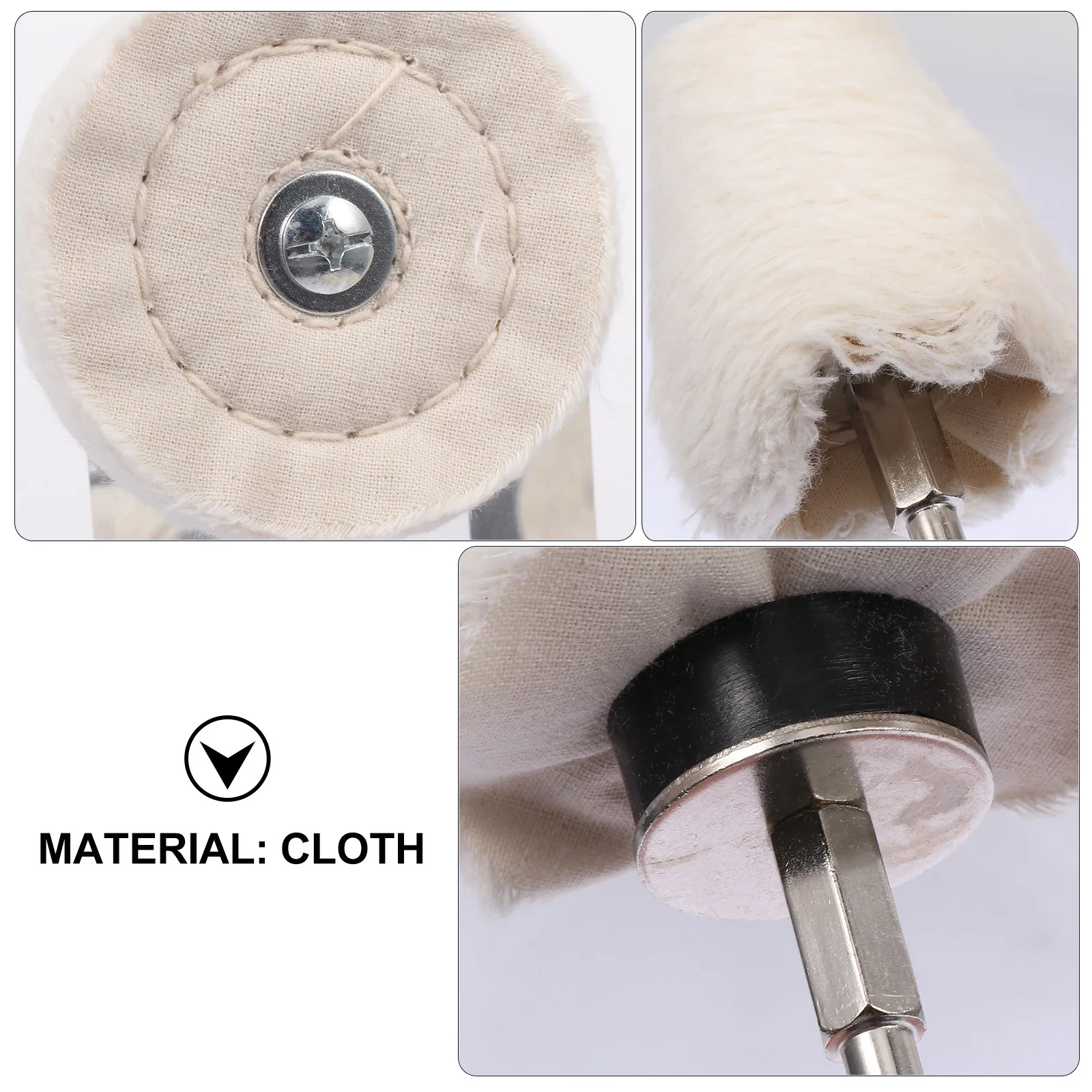 

8 pcs Polishing Wheel Set Buffing Mop Kit For Grinder Drill Metal Stainless Steel Aluminum Wood Plastic Glass Ceramic Tool Parts