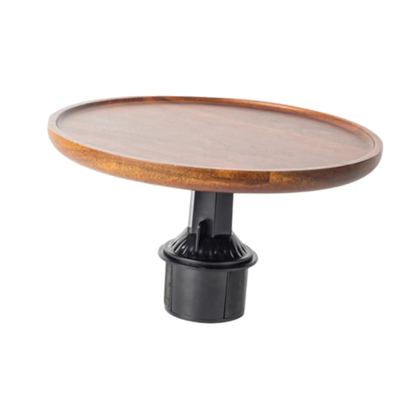 

Car Tray Table Car Desk for Road Essentials Adjustable Wooden 360° Rotating Versatile Automotive Accessories Cup Holder Table