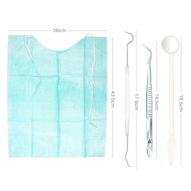 Medical Disposable Dental Instruments Examination Kit Multiple-Function Dental Devices Kit Mouth Mirror Too