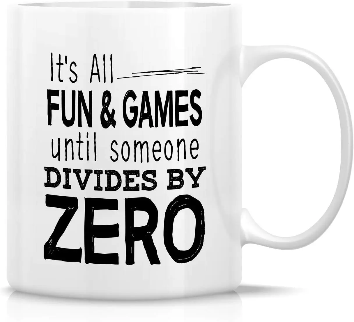 Fun mugs-it's all fun and games, ceramic coffee mugs inspiring birthday gifts for friends 320ML