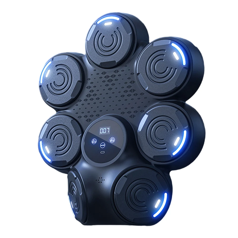 Music Boxing Machine Boxing Workout Machine Bluetooth-Compatible Wall-Mounted Exercise Equipment Adjustable Speed for Home Gym