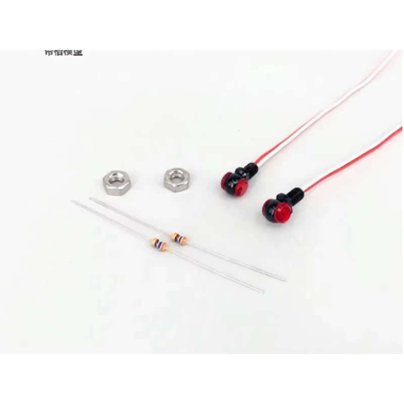 RC 1/14 1 Paar LED-Positionsleuchten Seitenlichter für Tamiya Hydraulikbagger, Lader, Muldenkipper, für MAN VOLVO Kipper DIY-Teile – Detail 5