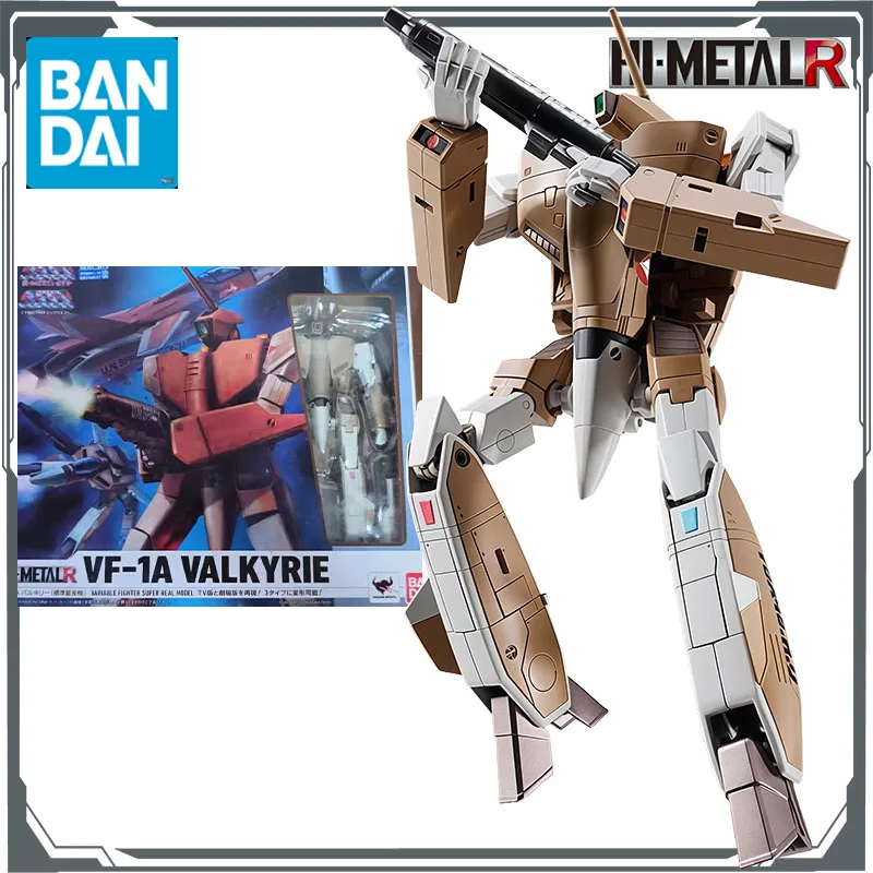 Bandai Originele HI-METAL R VF-1A Valkyrie (Standaard Massaproductie Model) Anime Actiefiguren Speelgoed voor Jongens Kerstcadeau