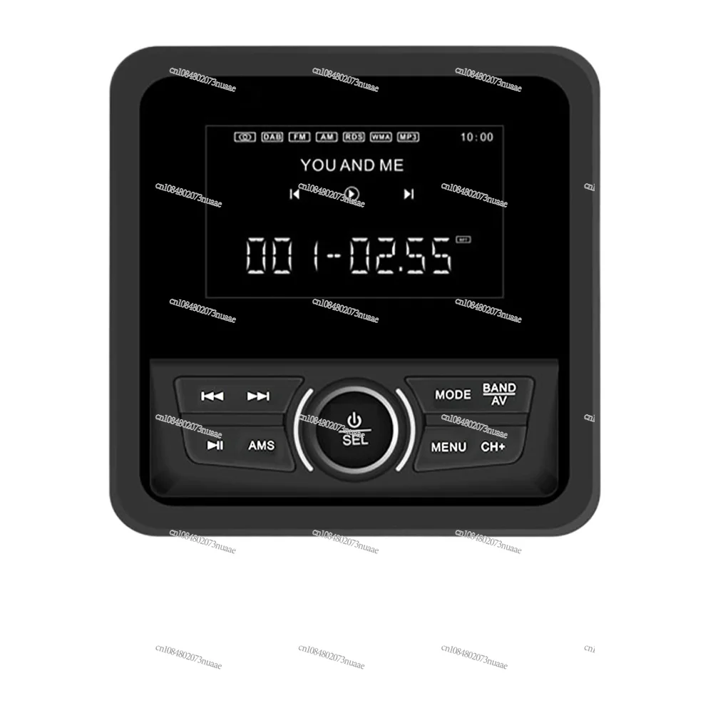 Waterproof Marine Stereo Bluetooth Radio, Motorcycle Audio, Boat, Car MP3 Player, Automatic Sound System F