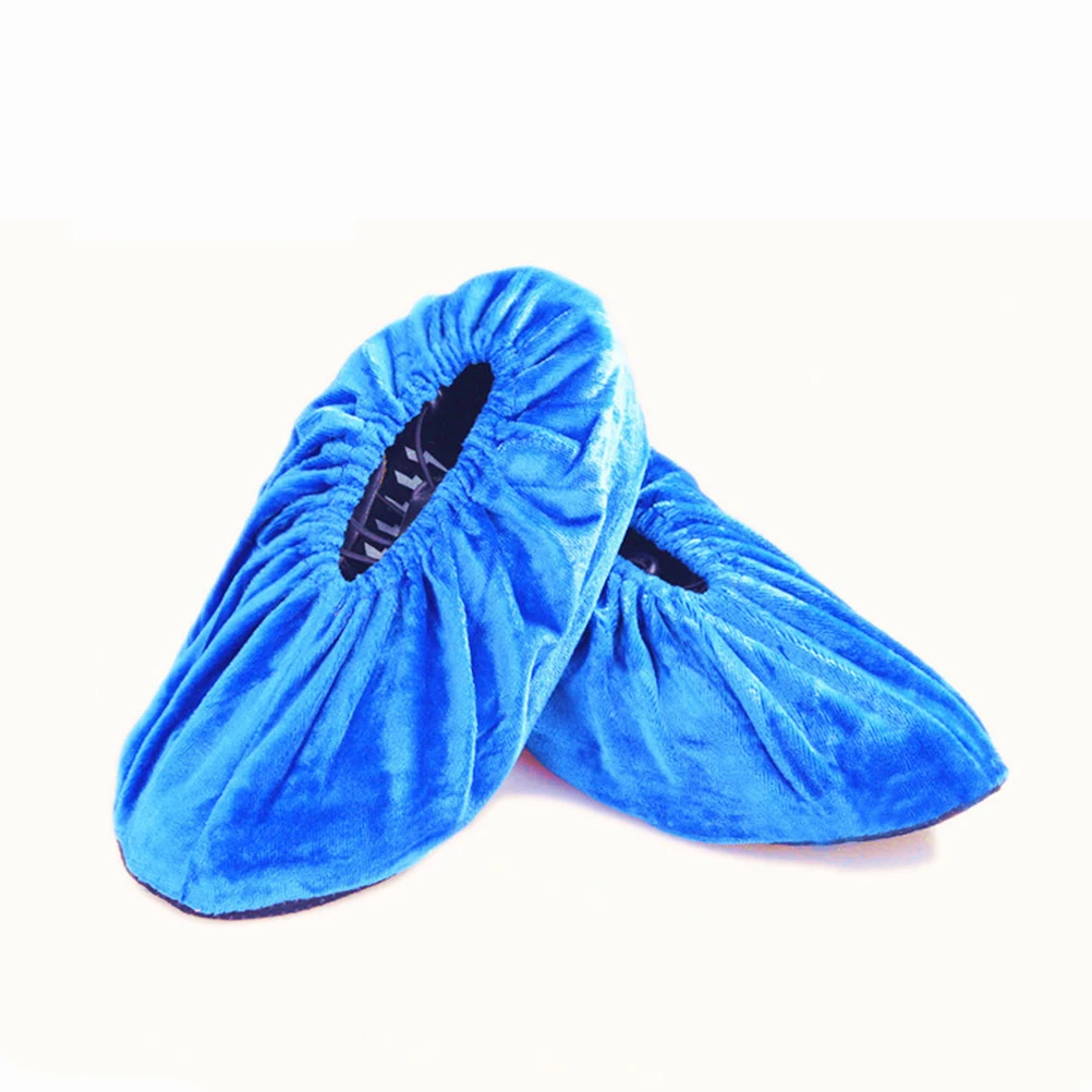 

5 Pairs Shoe Covers Non-slip Washable Reusable Household Shoes Portable Boot Student