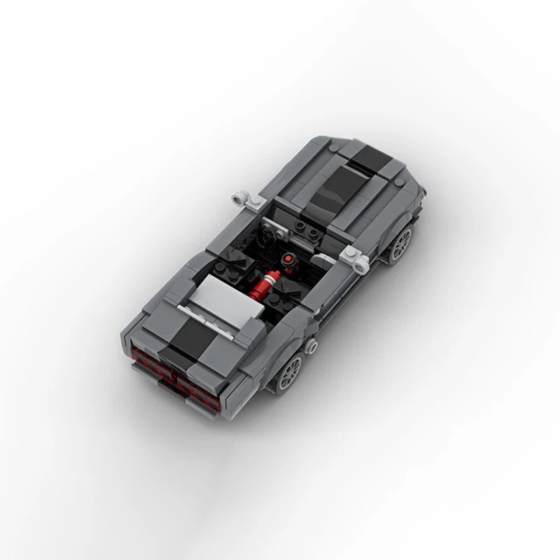 382 pièces MOC City Champions Eleanor - Fordes Mustangs Shelby GT500 Blocs de Construction Modèle Artisanat d'Architecture Éducation Créative