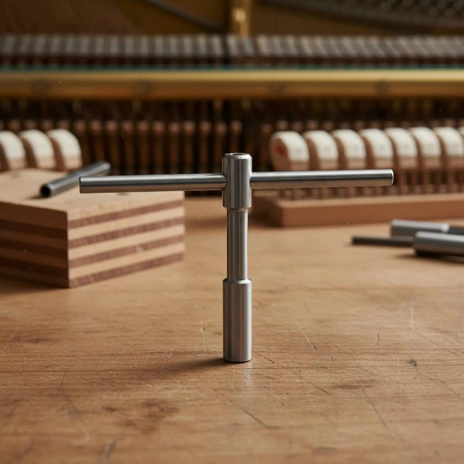 Piano Tuning Wrench Carbon Steel Extractor Tool for Piano Repair Tuning Pins and Technician Workshop view 5