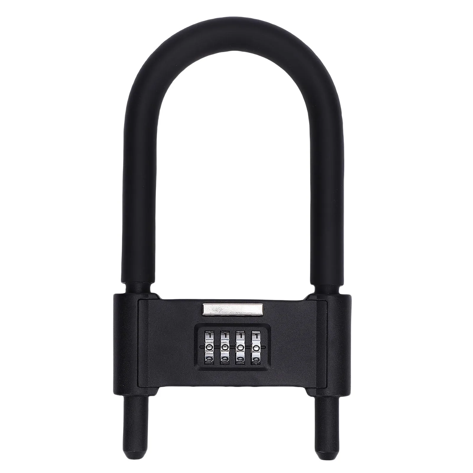 

Bike U Lock 4 Digit Combination Padlock Heavy Duty Anti Theft U Lock with Adjustable Shackle for Glass Door Gate Shed Fence