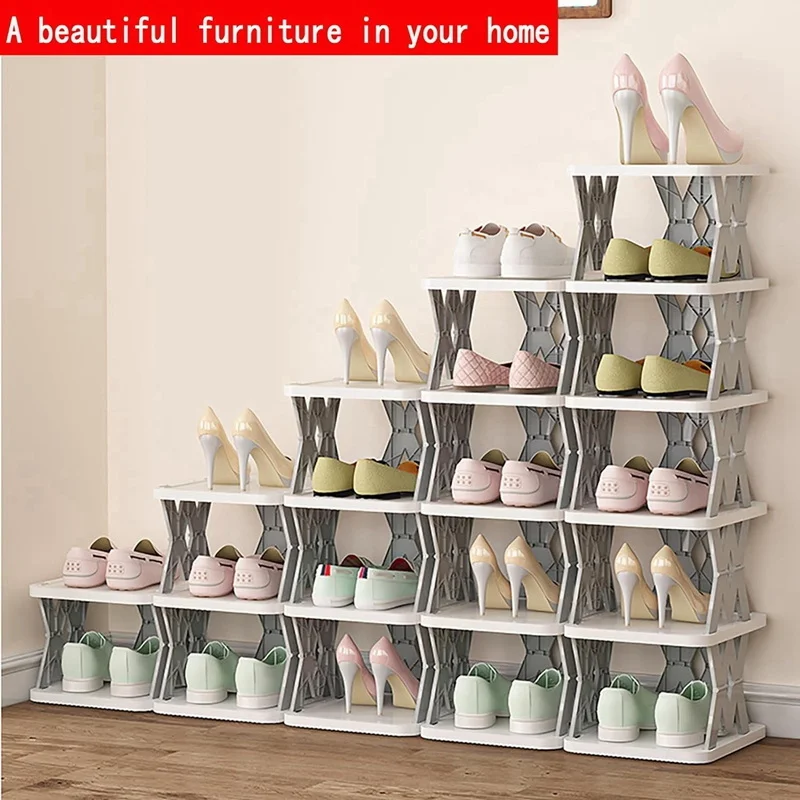 

A11E-Shoe Rack Without Assembly, Foldable And Saving Space, Vertical Shoe Organizer For Bedroom, Entryway,Closet,Living Room