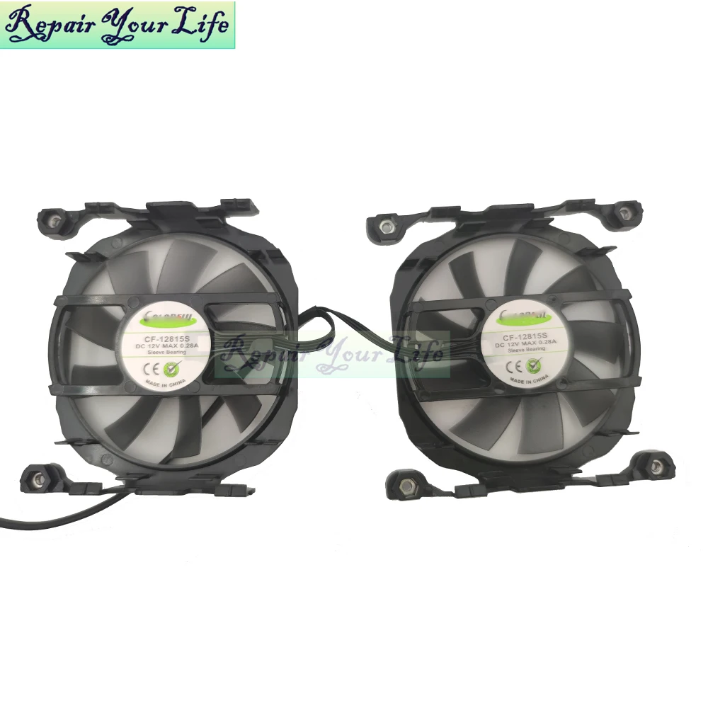 95 مللي متر CF-12815S بطاقة رسومات الفيديو مراوح التبريد ل Inno3d GTX 660 760 GTX 660Ti 750Ti الألعاب العليا GPU برودة مروحة DC12V 0.28A #6