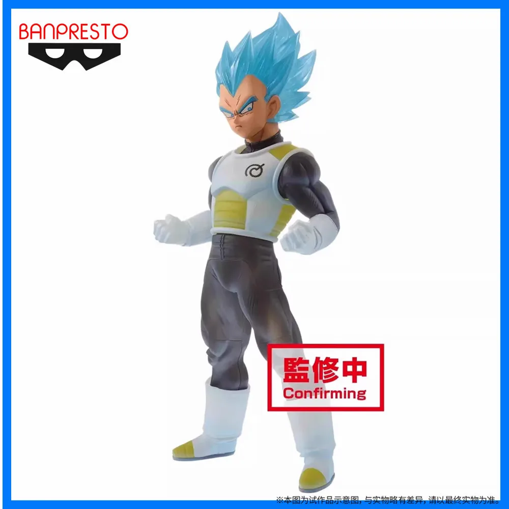 Original Bandai Anime Figure Dragon Ball Z Clearise Vegeta Super Saiyan Action Figure PVC Model Collector Toys Figurine Doll