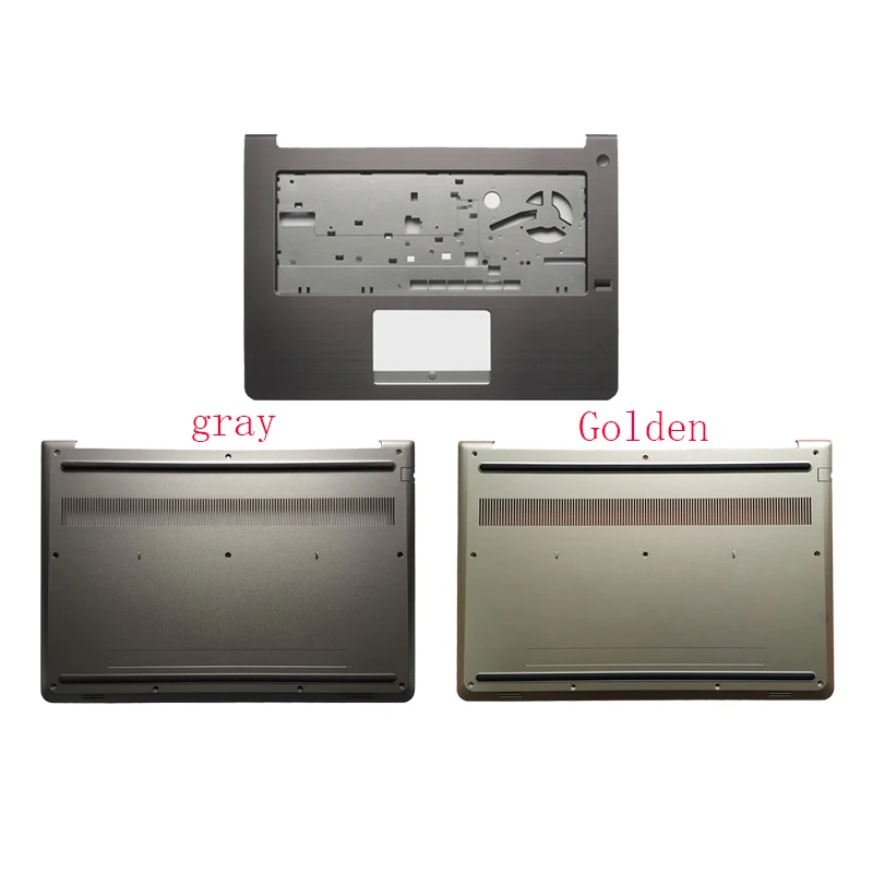 

New Laptop Cover For Dell Vostro 14 5000 Series 14-5459 14 5459 Palmrest Upper cover With Finger Printer Hole/Bottom case cover