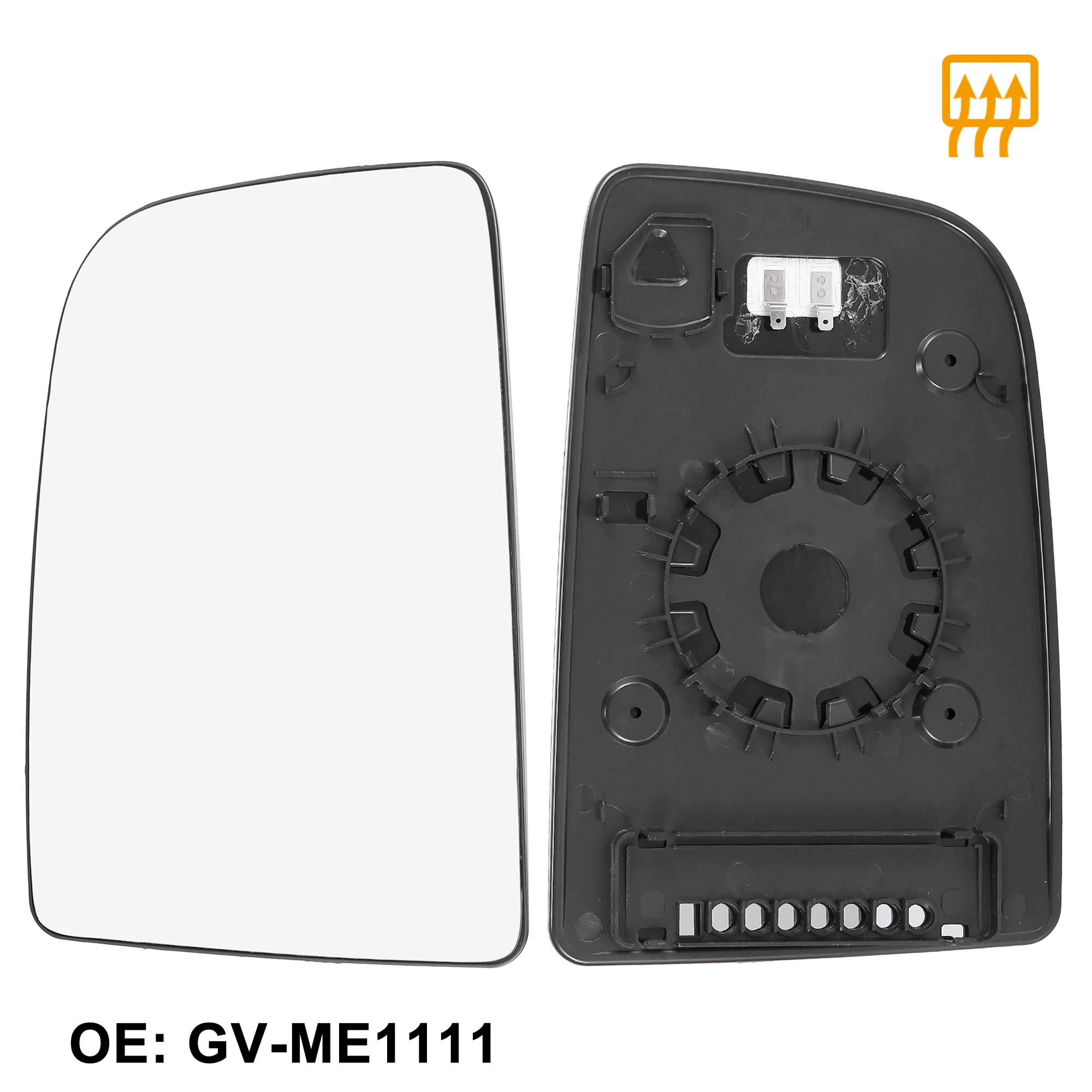 

Uxcell Car Rearview Mirror Glass Replacement with Backing Plate Heated Left for Mercedes-Benz Sprinter 2500 3500 2010-2018