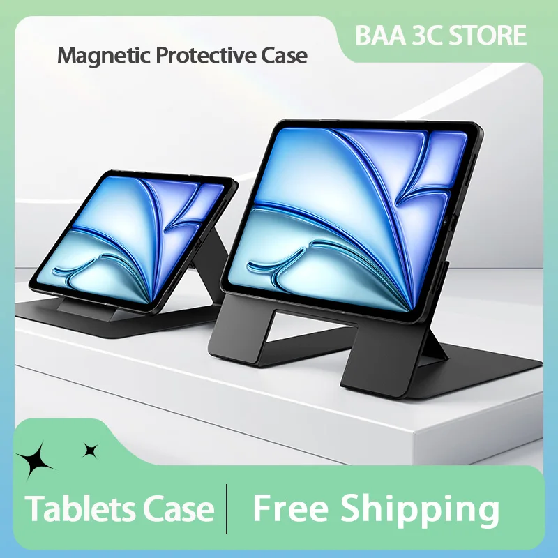 

BASEUS IPad Magnetic Protective Case Height Increase Shell Double-sided Clip Anti-collision Suitable for IPad Protective Case