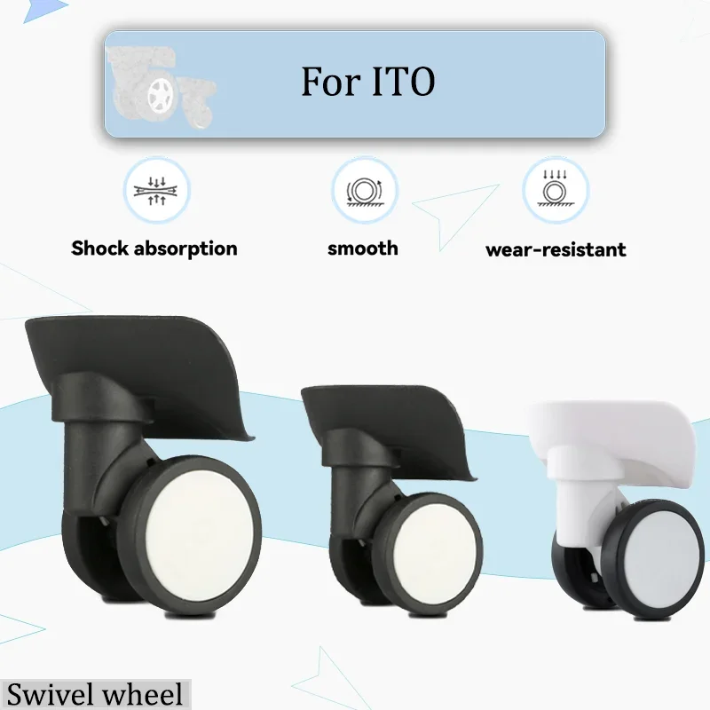 

For ITO JL-107 Heavy Duty Suitcase Wheels Replacement Kit Smooth Rolling Swivel Casters Easy Install Luggage Accessories