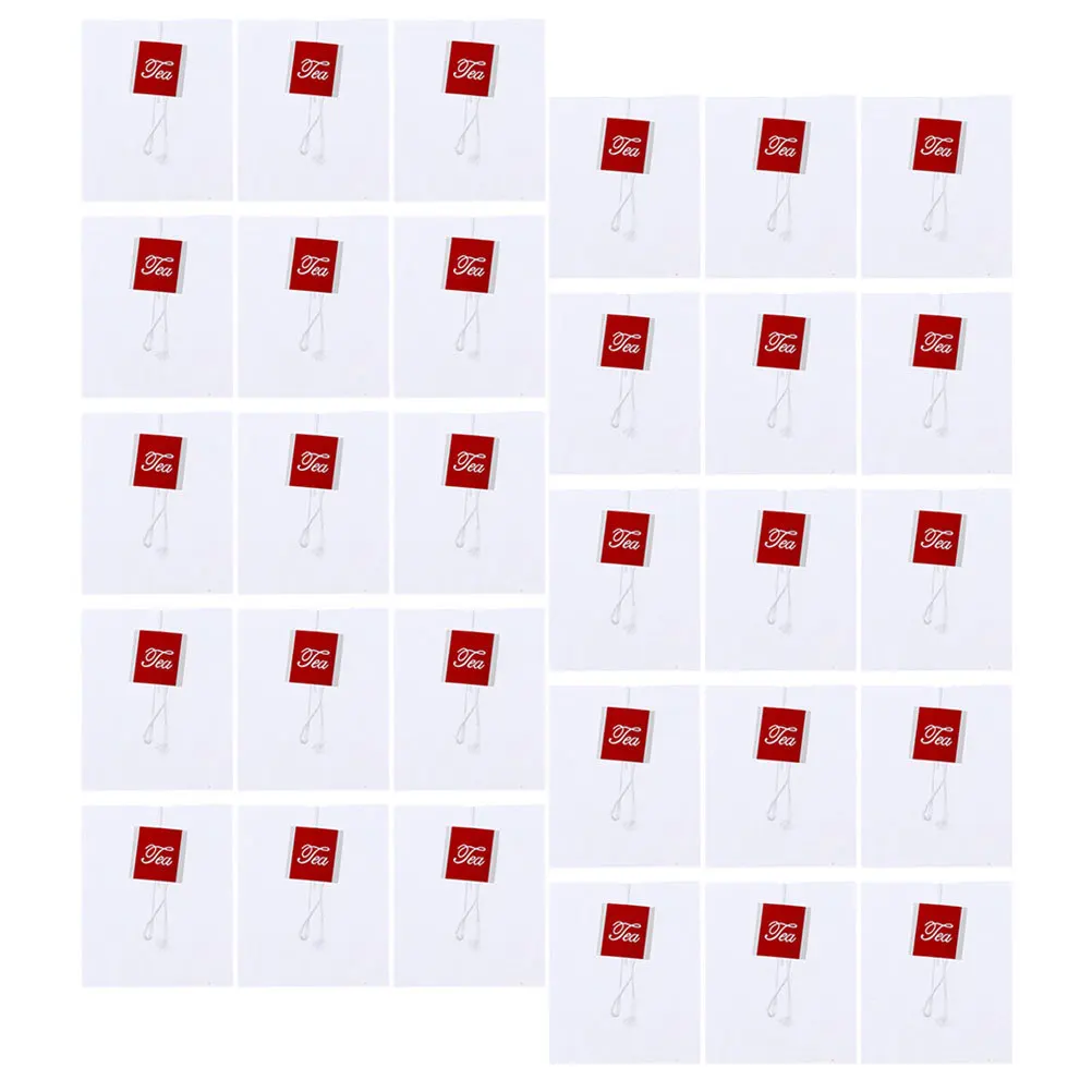 

100Pcs Organic Tea Bags for Loose Leaf Tea Filter Pouches with Better Water Permeability Drawstring Seal Bags Coffee Filter Bag