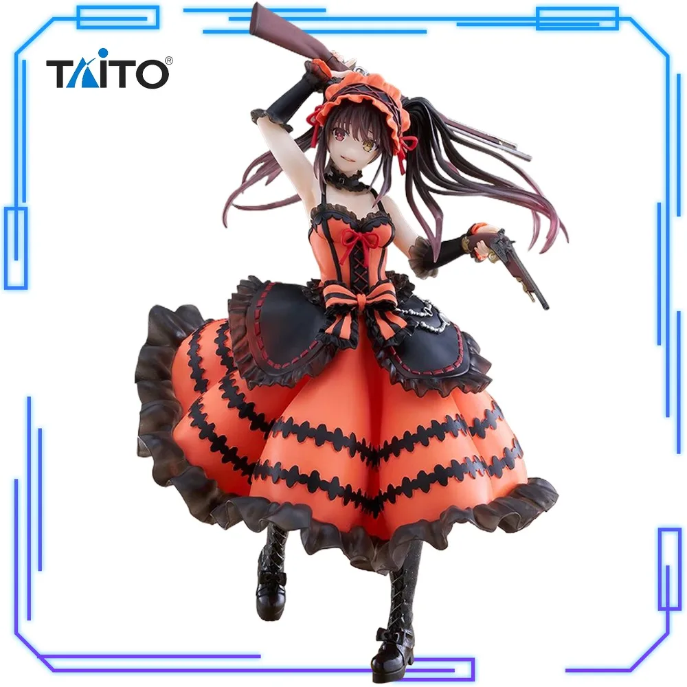 

В наличии Taito, оригинальная дата A Live IV Tokisaki Kurumi Artist MasterPiece + Zafkiel, 23 см, коллекционная модель, игрушечные фигурки