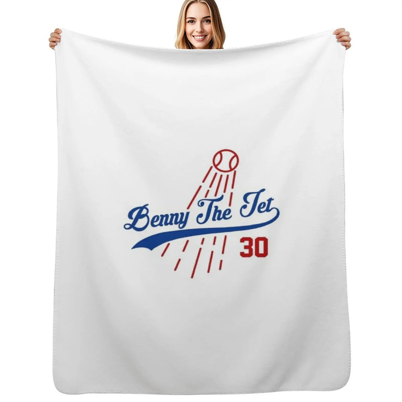 

Benny the Jet Rodriguez, The Sandlot Throw Blanket Thermals For Travel Flannel Fabric Fashion Sofas bed plaid Blankets