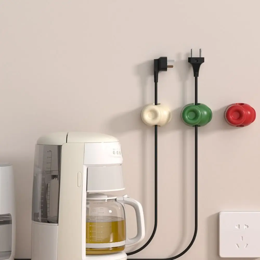 6Pcs Magnetic Magnetic Cable Clips Shoe Shape Charging Line Adjustable Cord Holder Adhesive Fixed Cable Management Wire Keeper