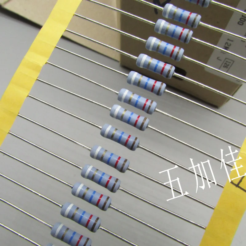 10-100pcs RCR60CT52A126J 1W 12M 5% small volume high-power imported metal oxide film resistor