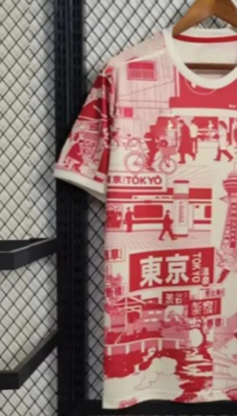 2025 جديد الصيف ثلاثية الأبعاد تي شيرت مطبوع اليابانية الرسوم المتحركة نسخة كرة القدم التدريب الملابس الرياضية قصيرة الأكمام رداء علوي غير رسمي