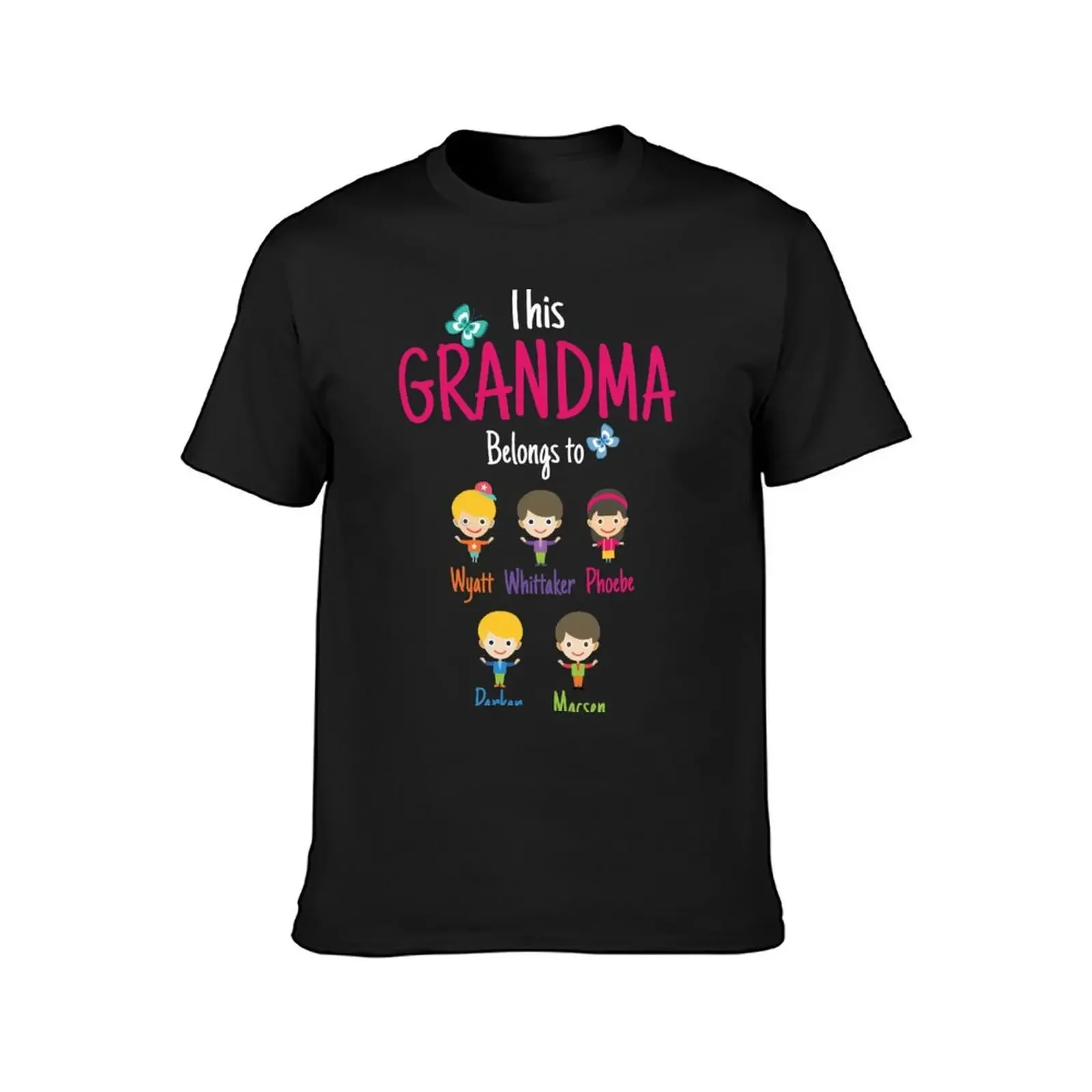 This Grandma belongs to Wyatt Whittaker Phoebe Parker Macsen T-Shirt boys whites mens graphic t-shirts pack