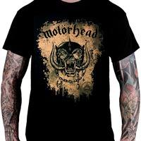 Motorhead T-Shirt Men's and Women's Short Sleeve Cotton Tees Vintage Metal Band Tops Trend Brand T-shirt Summer Men Streetwear