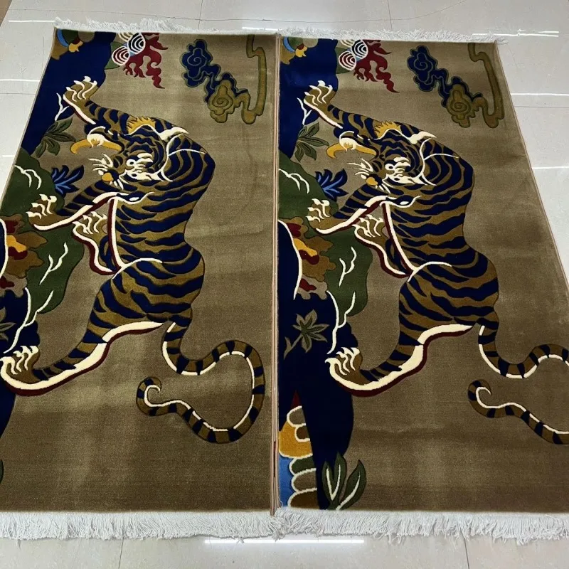 New Chinese Tibetan carpet cashmere sofa cushion, tapestry wooden couch seat mattress blanket, thickened blanket ethnic