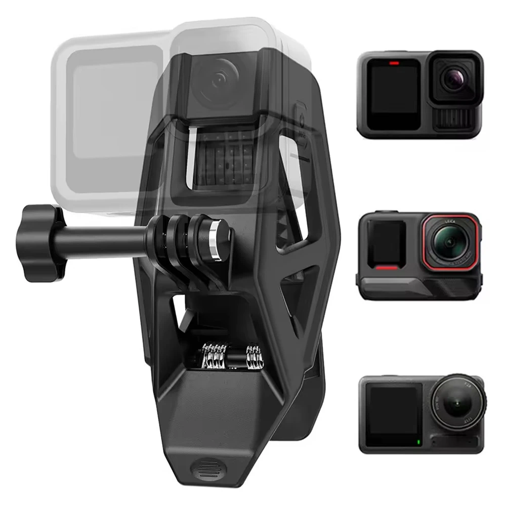 

Универсальный ремень-крепление на подбородок для мотоциклетного шлема для DJI Action5 PRO/4/3/GoPro 13 12, аксессуар для камер Insta360 X5/Go 3S/Ace Pro2