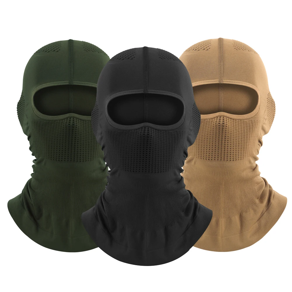 1PC High Elasticity Breathable Balaclava Full Face Mask for Cycling Ski Motorcycle Helmet Liner Neck Scarf image 2