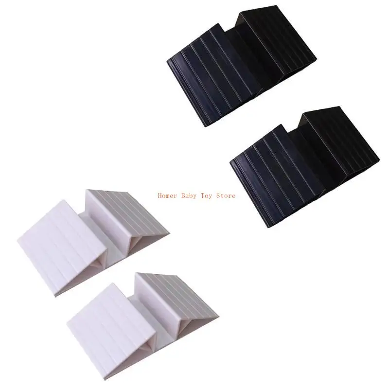 J0PF 2Pcs Pet Gate Fence Support Feet Triangular Isolation Fence Reinforcement Accessories Freestanding Dog Gate Fence Panel