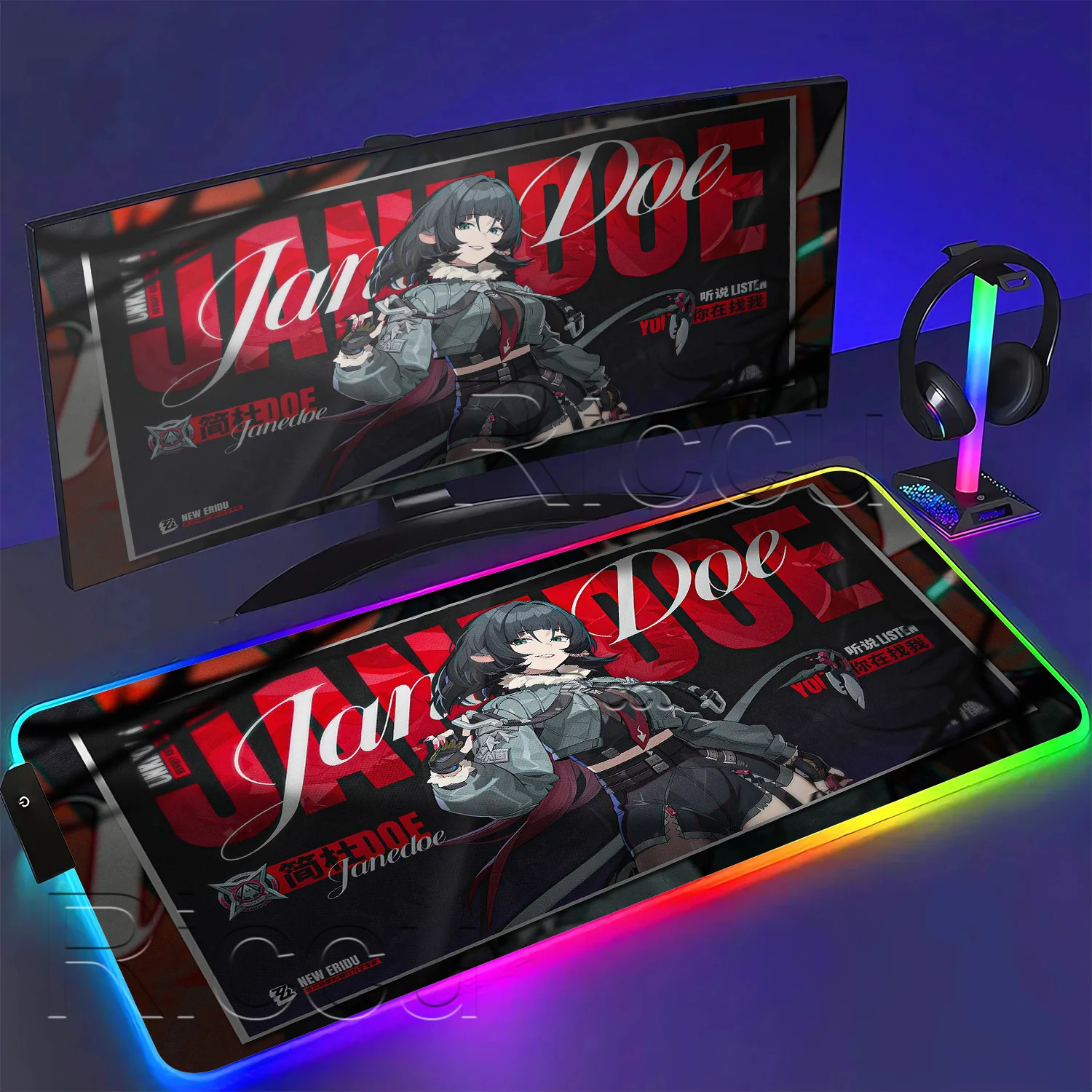 RGB Mouse Pad Hoshimi Miyabi‌  - огляд і ціна Gaming Keyboard No Rgb
