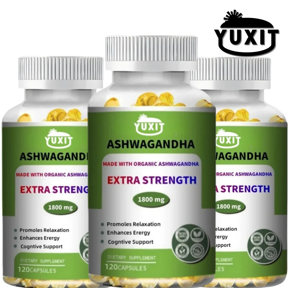 YUXIT  South African Drunken Eggplant Capsules 1800 Milligrams For Pressure Support,120 Capsules (Ashwagandha)