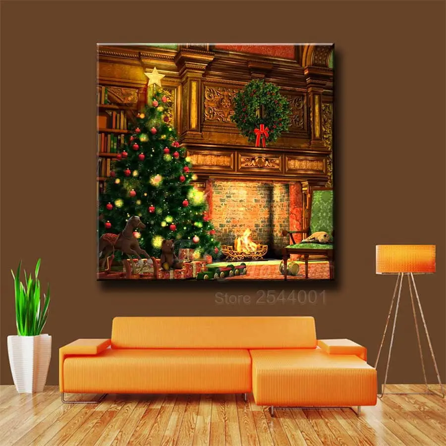 Ever Moment Diamond Painting Diamond Display Christmas Tree Wall Art Embroidery Picture Home Decoration 3F2535