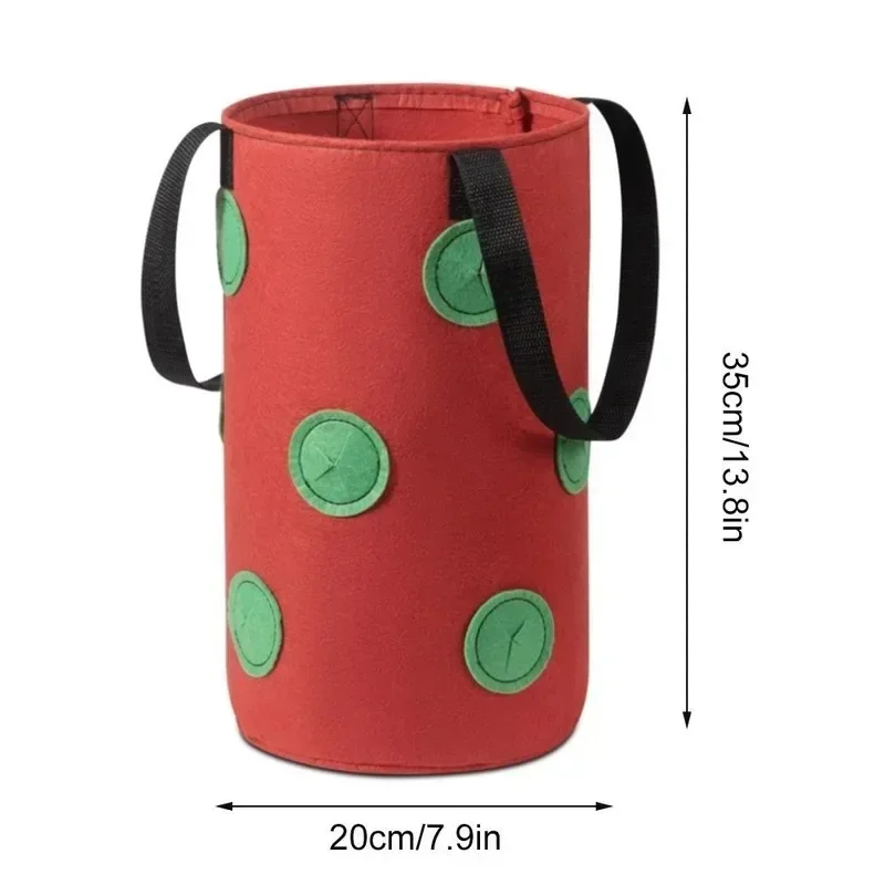Breathable 13 Pocket Felt Hanging Planter Bag Vertical Garden Plant Pot For Strawberries Tomatoes Flowers Vegetables Cultivation
