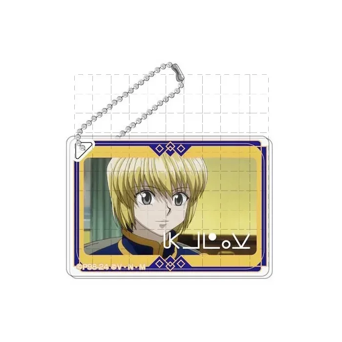 Game Killua Zoldyck Hyskoa Syarnorke Gon Freecss Kurapika Reorio Keychain Doll Anime Acrylic Keyring Pendant for Gift