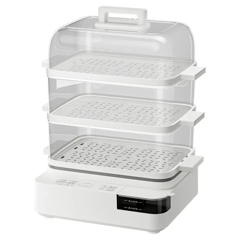 

New Electric Steamer Household Small Multi-functional Steam Pot Three-layer 20L Large Capacity Steamed Fish