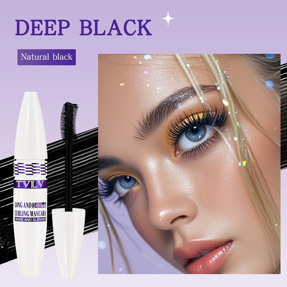 3D Volume Lash Mascara Lengthen Eyelashes Mascara Long Lasting Waterproof Makeup Dense Styling Black Big Belly Mascara Cosmetic