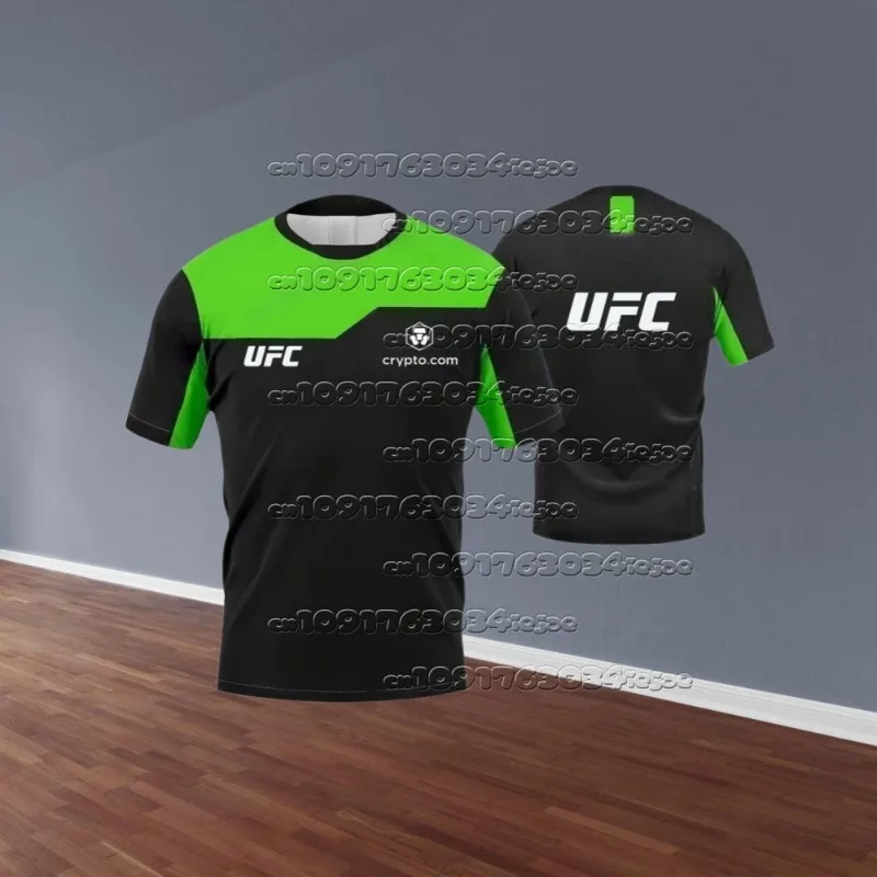 

Summer New Hot Selling Men's and Women's UFC Breathable Wide Sports Training Clothes, Quick Drying Sweat Absorbing T-shirt