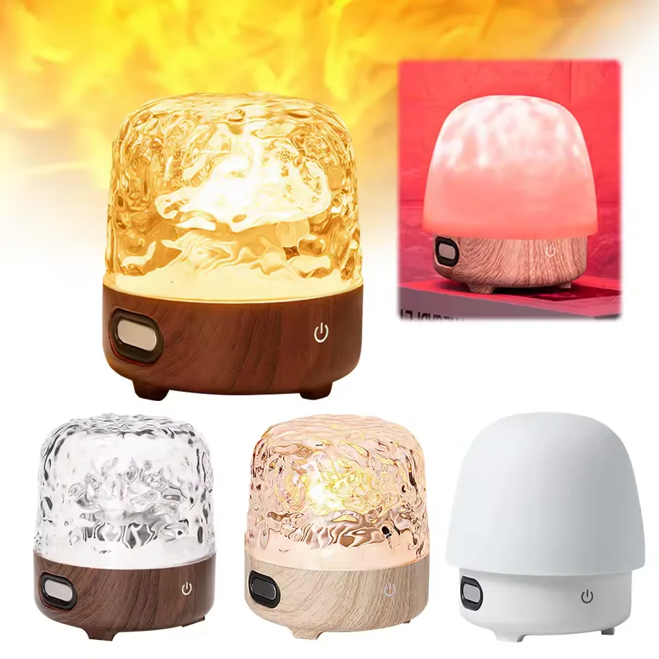 Ocean Wave Projector Light Atmosphere Lights 16 Color Remote Touch Control Ripple Lamp Bluetooth Speaker for Home Bedroom Decor
