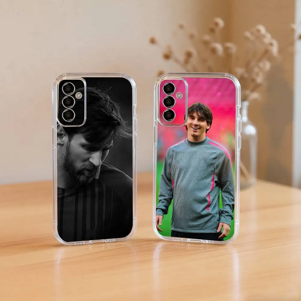 

Lionel Messi Phone Case Transparent Silicone Soft For SamsungA10,12,20,21S,30,31,40,50,51,52,70,71