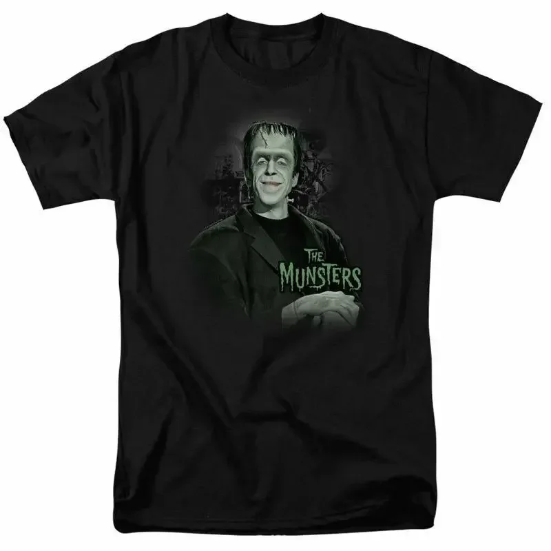 Camiseta The Munsters Man Of House para hombre, programa de televisión clásico, Herman Black